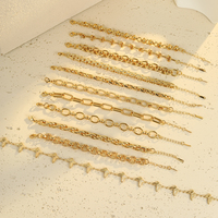 2025 nouvelles femmes mode bijoux plaqué or en acier inoxydable bijoux breloque chaîne Bracelet pour femmes accessoires