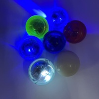 Ballon rebondissant lumineux LED personnalisé avec logo, 47 mm, en caoutchouc transparent, multicolore, pour enfants et adultes, jouets promotionnels, cadeaux de fête