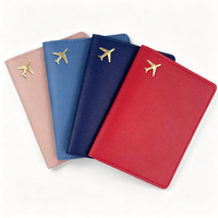 Logo personnalisé portefeuilles pour passeport faux cuir porte-passeport pu carte de crédit porte-passeport couverture protecteur pour filles dame femme