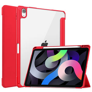 Fundas transparentes de 3 pliegues para <span class=keywords><strong>Apple</strong></span> <span class=keywords><strong>iPad</strong></span> 10th Generation Fundas al por mayor para <span class=keywords><strong>iPad</strong></span> 10th 10,9 ''con portalápices - Product Image 1