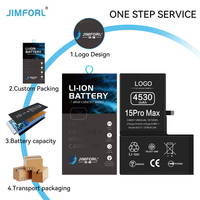Batterie de diagnostic pour téléphone 4530 mAh, authentique, pour iPhone 15 Pro Max, remplacement de batterie de smartphone, batterie d'origine