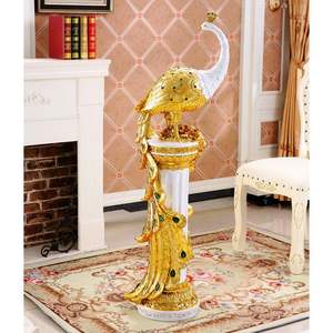 Modern Resin Crafts Garden Decor Art Supplies Life Size 2022 Hot Sale Low Price Resin Peacock Statues Home Decoration for Sale - Product Image 3