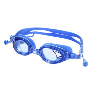 แว่นตาว่ายน้ำกิลังเลนส์ใสป้องกันฝ้าพร้อมที่อุดหูสำหรับผู้ใหญ่และเด็ก - Product Image 2