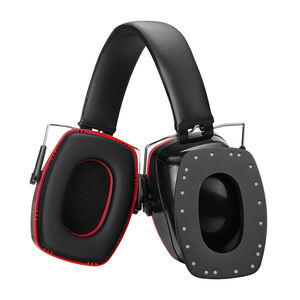 ANSI規格適合 欧州建設現場用 折りたたみ式ヘッドホン 騒音低減イヤーマフ 大人用 ポータブル安全耳栓 - Product Image 5