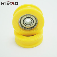Roulettes en nylon 5x24x9mm avec roulement 625 pour portes et fenêtres, vente en gros directe d'usine Rimao