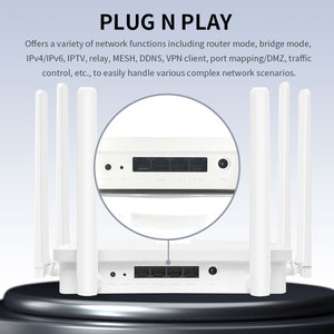 Enrutador inalámbrico Dragonglass AX3000M WiFi6 de doble banda de 3000Mbps con red de malla para oficina en casa 4G/5G VPN y función QoS - Product Image 4