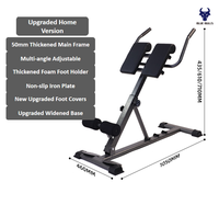 Chaise romaine pliable multifonctionnelle, banc d'extension dorsale, appareil d'hyperextension, équipement de fitness à domicile pour hommes et femmes