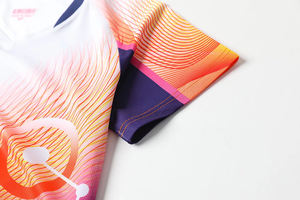 Camisetas de bádminton con logo personalizado para hombre y mujer, jersey con diseños personalizados para tenis, correr, sublimación, venta al por mayor - Product Image 5