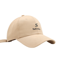 Versión coreana letra S gorra de béisbol superior suave hombres mujeres Casual al aire libre viaje Duckbill sombrero de moda sombrero de sol adelgazante común