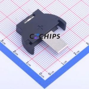 BS-24-A1BK002 Button & Strip Battery Connector Through hole Component (THT) Connector Battery Holder CR2430 Phosphor Bronze Tin - Product Image 2