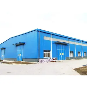 Produsen Tiongkok pabrik baja fabrikasi industri Shed Prefab gudang baja struktur bangunan gudang untuk dijual