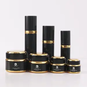 Custom Cosmetische Potten En Flessen 50G 30G 30Ml 50Ml 30Ml 30Ml Luxe Aluminium Container Huidverzorgingsset