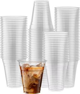 Gobelets en plastique PET transparent jetables personnalisés avec logo, sans BPA, 30 oz et 32 oz, pour boissons froides, café, vodka, thé au lait et jus - Product Image 2
