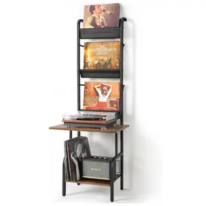 Vinyl Layer Record Storage Rack Suitable For LP Record CD Book Storage Rack Play Record Player Disc Stand Store 100 Records