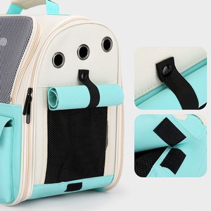 Foldable Cat <b>Backpack</b> <b>Large</b> Capacity Breathable Lightweight Double Shoulder Pet Bag Portable Travel Carrier - Product Image 4