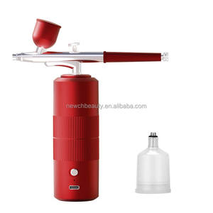 Mini kit d'aérographe pour ongles avec compresseur d'air ABS, ensemble de charge USB pour décorateurs de gâteaux, pistolet de peinture DIY, machine à tatouer - Product Image 5