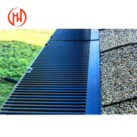 Grille de gouttière en métal expansé en aluminium, filtre à feuilles pour gouttière, protection contre les feuilles