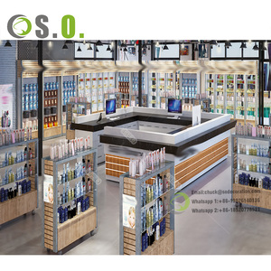 Décoration d'intérieur de pharmacie 3D Design Présentoir de magasin médical en bois Étagères murales de pharmacie - Product Image 1