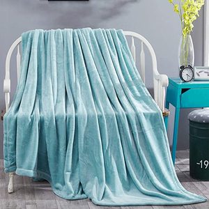 Manta de franela polar Coral antipíldora personalizada de fábrica de China, tamaño Queen, diseño liso sólido, portátil con certificación GRS - Product Image 4