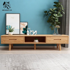 Meuble TV en bois, nouveau design, fabriqué en Chine, prix avantageux, personnalisable, grand stock disponible, prêt à être expédié, meuble de salon tendance. - Product Image 1