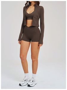 Nuevo Conjunto de Yoga Reciclable Ligero y Sólido para Mujer, Talla Grande, Sensación de Segunda Piel, Cintura Elástica, Informal, para Fitness, Deportes al Aire Libre, Correr, 2 Piezas - Product Image 4