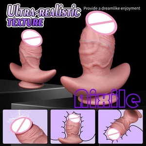 Dildo Anal de Silicona Realista y Grueso con Ventosa, Tapón Anal para Principiantes, Hombres y Mujeres, Juguete Sexual para Entrenamiento Anal para Parejas - Product Image 2