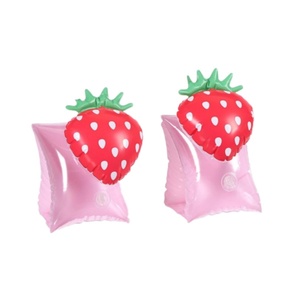 Bouée de bras gonflable en PVC 14*12*17 CM, motifs Coquillage, Fraise, Crabe, Pastèque, Queue de Sirène, pour enfants, pour le plaisir à la piscine - Product Image 2