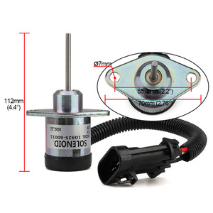 Válvula solenoide Kubota 1G925-60011, interruptor de apagado del motor diésel para motores de barco - Product Image 3