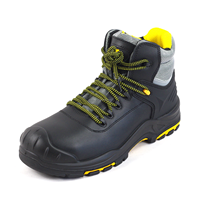 Botas de Seguridad con Punta de Acero y Caña Alta para Hombre y Mujer, Antideslizantes, para Uso Industrial
