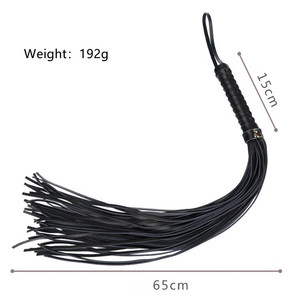 Fouet BDSM de qualité supérieure (véritable) Flogger en cuir jouets pour adultes pour Couples jouer à l'équitation Crop Bull Whip jouets sexuels bdsm fessée fouet - Product Image 6