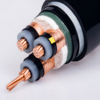 Harga Kabel Daya Tembaga Murni Berisolasi XLPE dengan Selubung PVC untuk Penggunaan Bawah Tanah Tegangan Rendah