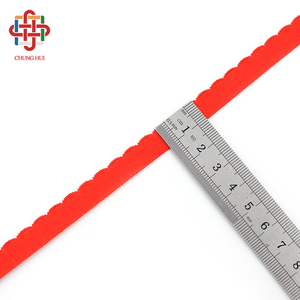 Produttore 10mm 12mm Picot fascia elastica in peluche finitura posteriore elastico bordo Picot reggiseno senza lattice che fa forniture - Product Image 3