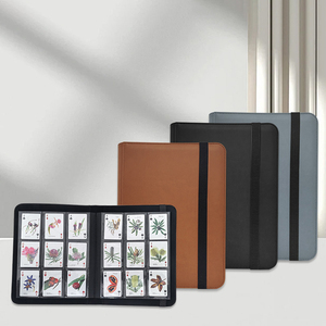 Modernqiu Album Personalizzato per Carte Collezionabili con 9 Tasche, Chiusura a Cerniera e Fascia Elastica per Collezione di Carte - Product Image 5