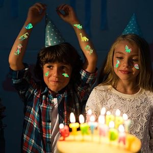 380 styles de Partywind lumineux enfants tatouages sirène dinosaure espace Pirate - Product Image 3