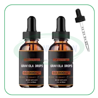 Ausreson OEM Gotas de Extracto de Hoja de Guanábana, Suplemento Herbal para la Inmunidad y el Hígado, Gotas Líquidas de Guanábana