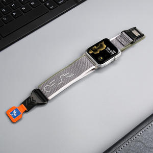 สายนาฬิกาไนลอนแม่เหล็กปรับแต่งได้สำหรับ <span class=keywords><strong>Apple</strong></span> <span class=keywords><strong>Watch</strong></span> ใช้ได้กับ Huawei <span class=keywords><strong>Garmin</strong></span> Samsung Smartwatches ด้วย - Product Image 6