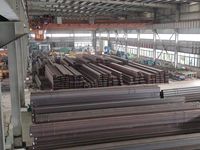 Poste de Valla de Acero Galvanizado en Forma de H, 100x100x6x8mm, S275JR S335JR, Recubierto por Inmersión en Caliente, para Cercas Agrícolas y de Contención