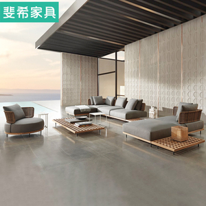 Vendita Diretta dalla Fabbrica: Divano Moderno a Forma di U per Villa, Giardino, Interni ed Esterni, Arredamento di Lusso per Hotel e Cortili - Product Image 4