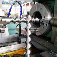 Torno de tornillo extrusor, fresadora giratoria CNC