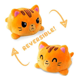 Fabriek Directe Verkoop 15Cm Omkeerbare Omzet Octopus Kat Cartoon Custom Reversibles Dier Pluche Pop Flip Hond Pluche Speelgoed - Product Image 3