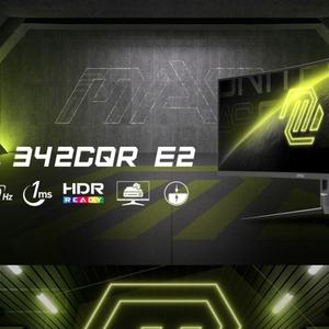 Venta al por mayor MSI Gaming Monitor MSI MAG 342CQR E2 3440X1440 (UWQHD) 34 pulgadas Anti-glare Business Productivity Monitor - Product Image 6