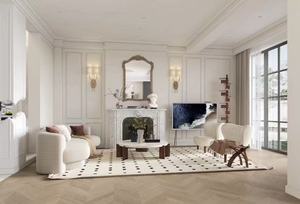 Rendu 3D par un designer <span class=keywords><strong>d</strong></span>'intérieur de meubles de luxe européens modernes pour les chambres, les salles à manger et les salons, marque XWER - Product Image 3