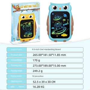 Dessin animé LCD tableau d'écriture Portable PC plastique effaçable ménage dessin livre enfants éducatif croquis Graffiti jouet - Product Image 3