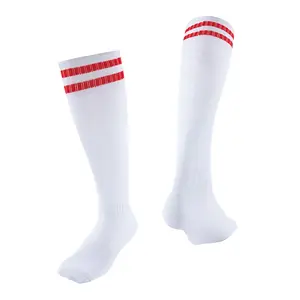 Wholesale Stripe Socks Football Knee High Socks Custom Fashion Sports Comfortable Breathable Long Tube Socks