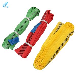 TIANMAカスタマイズ可能ポリエステルフラットリフティングスリング1Tラウンドウェブスリングエンドレスパターンカスタムカラー - Product Image 5