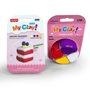 Venta Directa de Fábrica OEM, Arcilla de Modelar de 4 Colores, Material Superligero, Seguro, con Moldes, Personalizable - Product Image 1