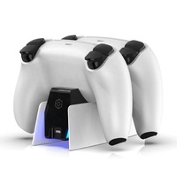 Station de charge double sécurisée Honcam Tri-Protection pour manettes PS5