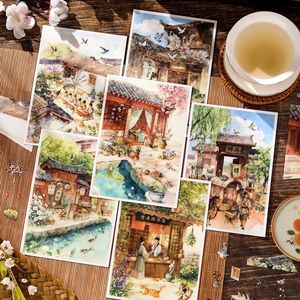 3 autocollants par paquet, autocollants <span class=keywords><strong>de</strong></span> paysage aux neuf croisements, autocollants 3D pop-up pour enfants - Product Image 2