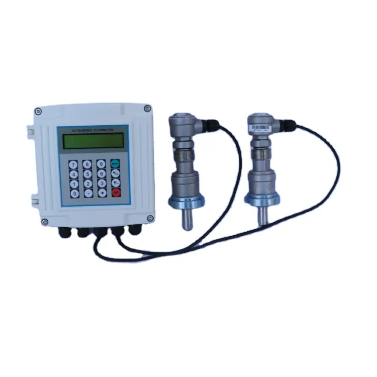 Alcohol ultrasonic flow meter with RS485 Insertion Type Ultrasonic Flow Meter Hydrogen Ultrasonic Flowmeter Air Flow Meter Price