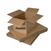 Recycler carton noir ondulé boîte à chaussures boîte en carton 42x24x24 papier ondulé boîte en carton pour carreaux de céramique
